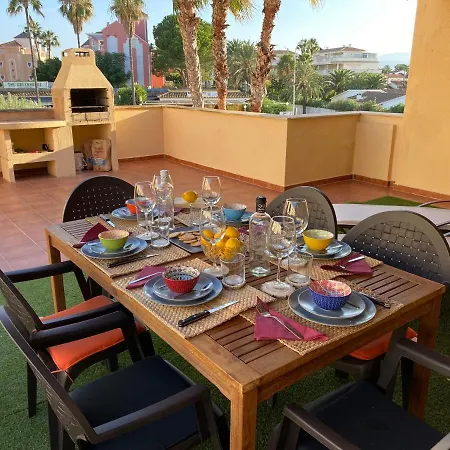1ªlinea-50m De Playa-210m2 Utiles-bbq Privada-vistas Al Mar-3 Terrazas Apartment Dénia