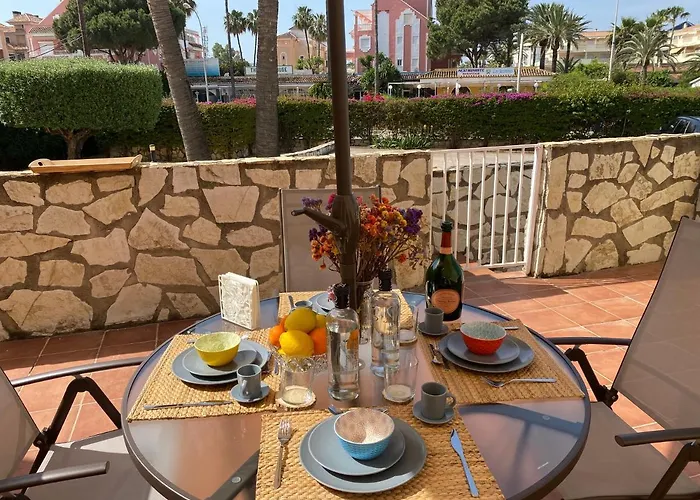 Appartamento 1ªlinea-50m De Playa-reformado-bbq Privada-vistas Al Mar-3 Terrazas