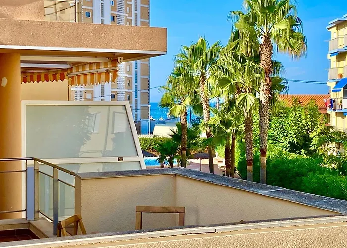 公寓 1ªlinea-50m De Playa-reformado-bbq Privada-vistas Al Mar-3 Terrazas 德尼亚