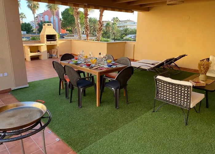 1ªlínea-50m De Playa-reformado-bbq Privada-vistas Al Mar-3 Terrazas *