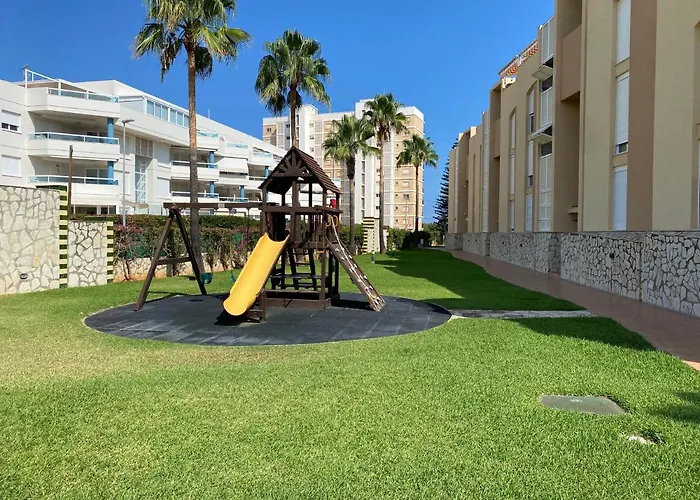 Apartamento 1ªlínea-50m De Playa-reformado-bbq Privada-vistas Al Mar-3 Terrazas Dénia